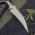 Microtech Bastinelli Bee Push Dagger Bead Blast Full Serrated Black G-10 218-9S S/N 001  - Preowned