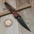Pro-Tech Peace Neighbor Avalon Del Fuego Button Lock 4.25 Black Drop Point PN1104-DF - Preowned