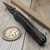 Pro-Tech Peace Neighbor Avalon Del Fuego Button Lock 4.25 Black Drop Point PN1104-DF - Preowned