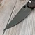 Pro-Tech Peace Neighbor Avalon Del Fuego Button Lock 4.25 Black Drop Point PN1104-DF - Preowned