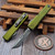 Microtech UTX-70 Gen IV Green 2.5" Hellhound T/E Apocalyptic 14194-10APODS by EDC Lifestyle
