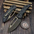Heretic Koschei Manual Crossbar Lock Marble Carbon Fiber Scales 3.5" Bronze S/E H061-7A-MCF by EDC Lifestyle