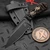 Bastinelli Knives Sin Fixed Blade PVD Brown Tsuka Wrap Bronze Dragon Tiger Menuki S2