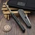 Custom Knife Factory CKF Tasca DLC Crystal Titanium 3.6" CKF Wash & Satin Flats