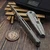 Custom Knife Factory CKF Tasca Crystal Titanium 3.6" CKF Wash & Satin Flats