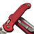 Microtech LUDT Ram-Lok Manual Red Frag Aluminum 3.4" T/E  Stonewash M390MK 1136RL-10FRRD