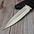 Blackside Customs Mike Irie Hand Ground Phase 7 SDM Fixed Blade Knife Bastinelli Wrap, Starlingear Cobalt Menuki, Kimo Leather