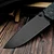 Custom Knife Factory CKF LEX Turquoise Carbon Fiber 3.46" Blackwash