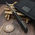 Custom Knife Factory CKF LEX Black Crystal Titanium 3.46" Polished Swedge