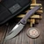 Custom Knife Factory CKF TNT Anodized Crystal Titanium 3.4" Polished Swedge