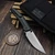 Custom Knife Factory CKF TNT Black Crystal Titanium 3.4" Polished Swedge