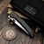 Custom Knife Factory CKF TNT Black Crystal Titanium 3.4" Polished Swedge