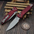Microtech Socom Ram-Lok Merlot Aluminium Frag 4.00" S/E Stonewash 160RL-10FRMR by EDC Lifestyle