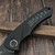 Heretic Pariah Auto Black Bubble Inlay 3.77" D/P Battle Black H048-8A - Preowned