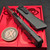 Chaves Knives Black Flat Blased Dissident OTF 3.7" D/P Two-Tone Stonewash