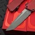 Chaves Knives Red Flat Battleworn Dissident OTF 3.7" T/E Two-Tone Stonewash