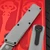 Chaves Knives Clearcoat XH Battleworn Dissident OTF 3.7" D/P Two-Tone Stonewash