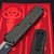 Chaves Knives OD Green XH Battleworn Dissident OTF 3.7" T/E Black Two-Tone Stonewash