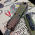 Microtech UTX-85 Gen IV Outbreak Deep Engraved D/E 3.10" Full Serrated 12324-3OBDS