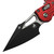 Microtech M-Stitch Ram-Lok Manual Red Frag 3.0" S/E 169MRL-1FRRD