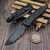 Microtech Socom Ram-Lok Black Shadow Aluminum Frag 4.00" T/E DLC 161RL-1DLCTFRSH by EDC Lifestyle