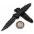 Microtech Socom Ram-Lok Black Shadow Aluminum Frag 4.00" S/E DLC 160RL-1DLCTFRSH by EDC Lifestyle