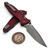 Microtech Socom Ram-Lok Merlot Aluminum Frag 4.00" S/E Apocalyptic 160RL-10APFRMR