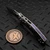 Microtech Amphibian Mini Ram-Lok Slab Titanium 3.25" S/E Stonewash Purple Ti Accent Marfione Select 137MRL-10MS3