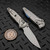 MICROTECH SOCOM RAM-LOK STONEWASH CLIP POINT SLAB SIDE TITANIUM W/BLUE TI ACCENT MARFIONE SELECT 160RLS-10MS3 by EDC Lifestyle