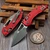 Microtech M-Stitch Ram-Lok Manual Frag Red Apocalyptic 3.0" S/E 169MRL-10APFRRD by EDC Lifestyle