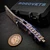 Sergey Rogovets ZircuTi Button Lock Cleaver Baker Forge Damascus S/N 2035