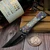 Borka Blades Ti2 Design Sean Marfione SBKF Titanium Folder Winged Skull V2 DLC Persian Grind