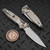 Microtech Socom Ram-Lok Frag Pattern w/Flamed TI Accent 4.00" Clip Point Stonewash Marfione Select 160RL-10FRMS5 by EDC Lifestyle