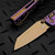 Microtech MSI Ram-Lok Mini Royal Purple Frag Titanium 3.10" Bronzed Stonewash w/Bronzed Ti Accent Marfione Select 210M-13FRMS5