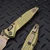 MICROTECH SOCOM RAM-LOK BRONZED STONEWASH TANTO EDGE ANTIQUE GOLD FRAG TITANIUM W/BRONZE TI ACCENT MARFIONE SELECT 161RL-13FRMS2