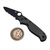 Spyderco ButtonUp Button Lock Carbon Fiber 3.27" Black Oxide Partial Serrated C275CFPSBK by EDC Lifestyle