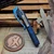 Marfione Custom Siphon II Antique Blue Slab Titanium w/Blue Ti Lever Dagger Logo 401-ABTIBLAP-MCK