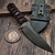 Borka Blades No Name Fighter DLC Fixed Blade Tsuka Wap Stingray Inlay - Preowned