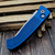 Pro-Tech Knives Brend Classic Auto Blue Diamond Texture 3.35" Stonewash WB1105