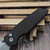 Pro-Tech Knives TR-3 Integrity Black Relic Texture 3.35" Stonewash INT1105