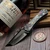 Borka Blades Ti2 Design Sean Marfione SBTF Titanium Folder Winged Skull V2 DLC Tanto
