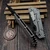 Strider SMF Titanium DGG Shiny Double Gunner Grip 4" Spearpoint