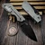 Strider SMF Titanium DGG Shiny Double Gunner Grip 4" Spearpoint by EDC Lifestyle
