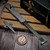 Marfione Custom/Sean Marfione Halo V Double Vapor Blast Titanium Mirror Polish Warhound Damascus Swoop Abalone Inlays S2