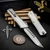 Marfione Custom/Sean Marfione Combat Troodon LT Hellcat Mirror Polish Stain Finish Stainless Steel Flamed Ti Accent
