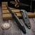 Marfione Custom/Sean Marfione Socom Elite Manual T/E '97 Grind Flamed Titanium Blade Slab Side Carbon Fiber Flamed Ti Accent Bronzed Ti HW