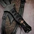 Marfione Custom/Sean Marfione Vipera D/E Two Tone Apocalyptic DLC Short Sword Black Leather Tsuka Wrap w/Black Ray Skin Inlay