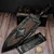 Marfione Custom/Sean Marfione Vipera D/E Two Tone Apocalyptic DLC Short Sword Black Leather Tsuka Wrap w/Black Ray Skin Inlay