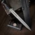 Marfione Custom/Sean Marfione Vipera D/E Mirror Polish Long Sword Black Leather Tsuka Wrap w/Black Ray Skin Inlay