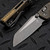 Microtech MSI Ram-Lok Mini Antique Bronze Fluted Titanium 3.10" Apocalyptic w/Bronze Ti Accent Marfione Select 210M-10APFLMS3